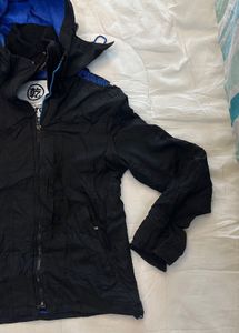 Superdry Men's Black Hooded Jacket