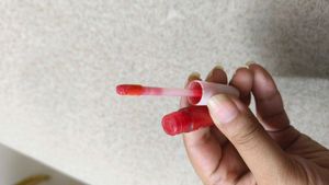 Vibrant Red Lipgloss