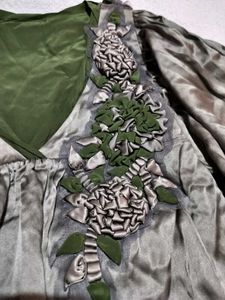 Designer Unique Embellished Silk Dress