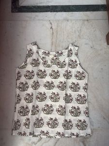 white Short kurti