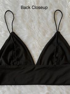 Black Bikini Bralette Topwear