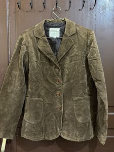Brown Suede Blazer