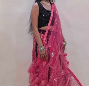Beautiful pink lehenga choli