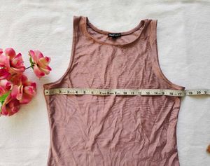 Sleeveless Dusty Rose Bodysuit