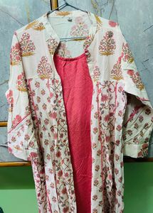 Shrug Pattern One Piece Kurti 💗