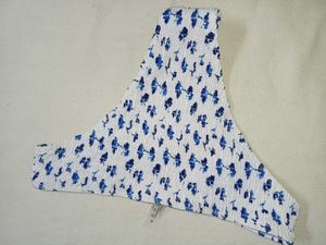 Smocked Floral Bikini Bottoms