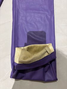 Purple Faux Leather Pants