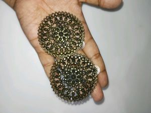 Intricate Filigree Round Earrings