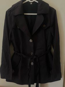 Vintage Women’s Belted Trench Jacket | Size XS/S
