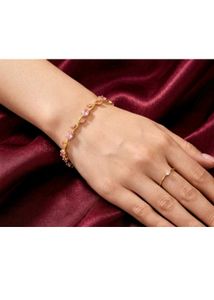 Elegant Floral Design Bracelet & Ring Set