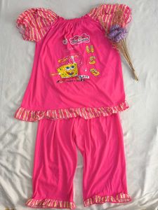 Cute Spongebob Night suit