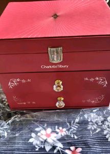 Red Jewelry Box with Mirror