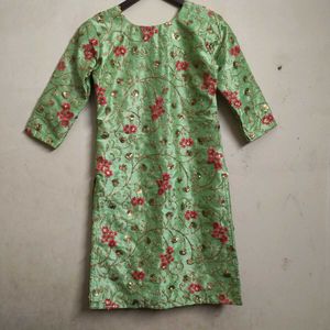 Fully Embroidered Kurta Plazo Set