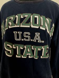 Vintage Dark Blue Graphic Sweatshirt