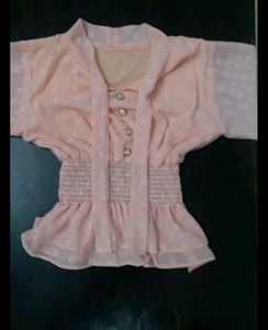 High Waist Pant And Full Sleev Top For Girl