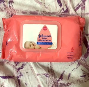 Johnson's Baby Wipe - 72 Wipes