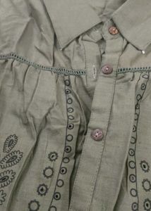 New Green Printed Kurta Set