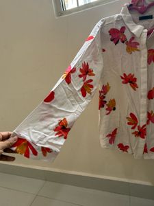 Floral Print loose fit Shirt
