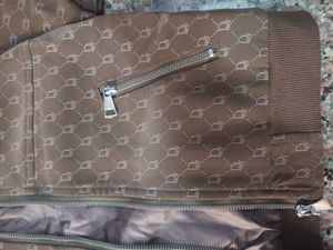 Stylish Brown Designer Print Jacket