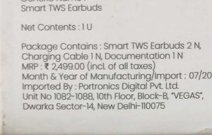Portronics Wireless Earbuds
