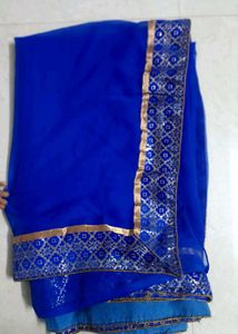Royal Blue saree