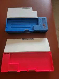 Two Spiderman &amp; "Keep Smile" Pencil Boxes
