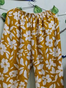 Floral Print Palazzo Pants