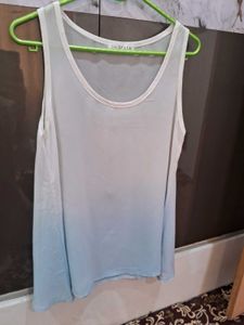 Light Blue Sleeveless Tank Top