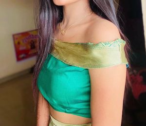 Emerald Green Off-Shoulder blouse lehanga