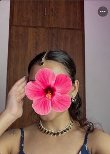 Selling combo ethnic necklace+mangtika+earrings