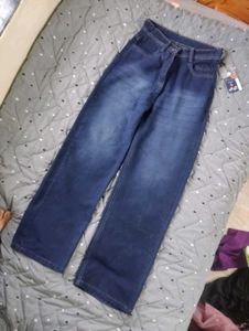 blue baggy jeans women