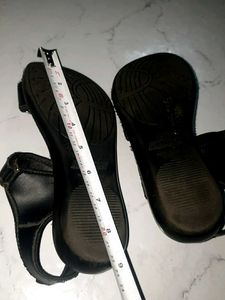Black Milazzo Sandals Size 5