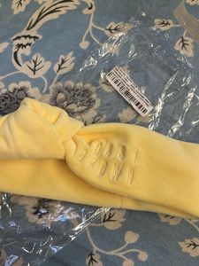 Bobbi Brown Yellow Plush Twisted Headband