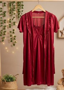 Elegant Red Lingerie Set