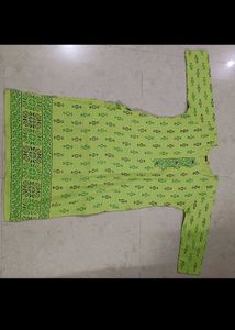 Kurti Top - Bright Green