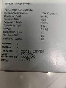 Streax Hair Highlighting Kit shade- Vibrant Blonde
