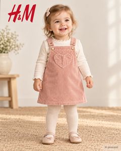 H&M Cute Corduroy Jumper Dress