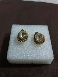 Elegant Teardrop Crystal Earrings