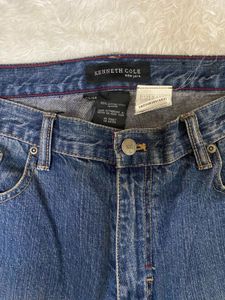 Unisex Blue Wash Denim Jeans