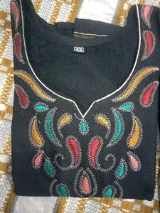 Black Salwar Kameez with Embroidery