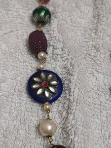 Boho Beaded Necklace &amp; Earrings Set