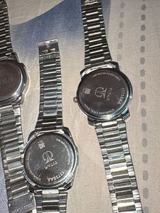 Set of 5 Men's Stainless Steel Watches