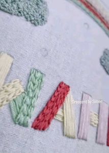 Baby Name Hoop