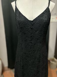 Elegant Black Lace Dress