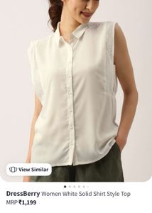 Chic White Sleeveless Top