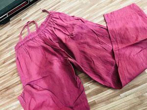 Muslin kurta pant set