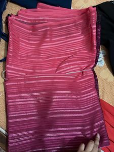 Chic Striped Saree