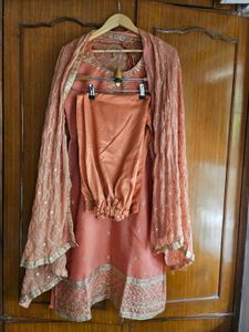 Embroidered Kurta Set with Dupatta