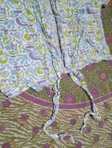 Bohemian Print Tie-Front Blouse