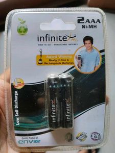 Infinite AAA Rechargeable Batteries(pack of 2)